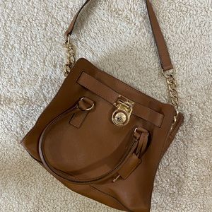 Michael Kors brown shoulder bag